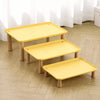 Elevated Pet Bowl Stand with Wood Legs