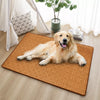 Woven Rattan Pet Mat with Foam Padding for Cats and Dogs