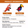 Squeaky Crinkle Dog Toy with Woodland Animal Designs
