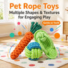 Interactive Rope Dog Toy for Chew and Tug Play
