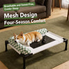 Portable Elevated Pet Bed with Breathable Mesh for Dogs and Cats