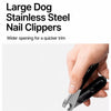 Dog Nail Clippers with File for Medium to Large Dogs
