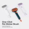 2-in-1 Dog & Cat Grooming Brush with Pin Brush and Detangling Comb