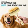 Dog & Cat Undercoat Grooming Comb for Long-Haired Pets