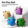 Squeaky Rolling Ball Dog Toy