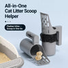 All-in-One Cat Litter Scoop with Built-In Bag Storage