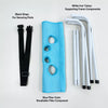 Foldable Dog & Cat Grooming Stand with Restraint Strap