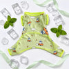 Mesh Four-Leg Dog Shirt with Printed Design