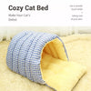 Covered House-Style Pet Bed for Cats and Small Dogs