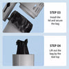All-in-One Cat Litter Scoop with Built-In Bag Storage