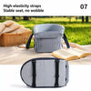 Canvas Pet Car Seat Bed for Small Dogs and Cats