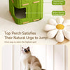 Multi-Level Cat Tree with Enclosed Bed and Scratching Board