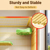 Indoor Multi-Level Cat Cage with Integrated Litter Box Area
