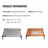 Elevated Dog Cot Bed with Metal Frame