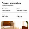 Cushioned Pet Bed for Cats and Dogs