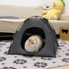 Enclosed Portable Pet Tent Bed for Cats and Small Dogs
