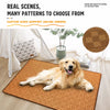 Woven Rattan Pet Mat with Foam Padding for Cats and Dogs