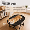 Foldable Elevated Pet Cot Bed for Cats and Dogs