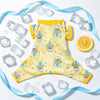 Mesh Four-Leg Dog Shirt with Printed Design