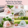 Indoor Pet Tent Bed with Reversible Cushion for Cats & Dogs