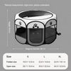 Foldable Enclosed Polyester Pet Bed with Patchwork Design