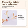 Cat Feather Ball Toy for Interactive and Independent Play