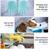 Pet Bathing Grooming Gloves for Dogs & Cats
