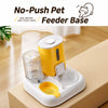 Automatic Pet Feeder and Water Dispenser with Dual Bowls