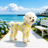 Mesh Four-Leg Dog Shirt with Printed Design