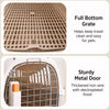 Portable Plastic Pet Carrier for Small Dogs & Cats