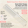 Multi-Purpose Grooming Comb for Cats and Dogs