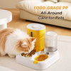 Automatic Pet Feeder and Water Dispenser with Dual Bowls