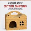 Corrugated Cardboard Cat Scratcher House