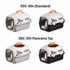 Portable Plastic Pet Carrier for Small Dogs & Cats