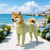 Four-Leg Mesh Dog Shirt with Printed Design