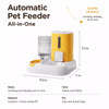 Automatic Pet Feeder and Water Dispenser with Dual Bowls