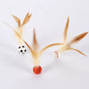 Cat Feather Ball Toy for Interactive and Independent Play