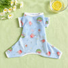 Mesh Four-Leg Dog Shirt with Printed Design