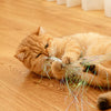 Feather Cat Teaser Wand Toy for Interactive Playtime