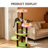 Large Solid Wood Cat Tree with Enclosed Capsule Spaces