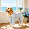 Mesh Four-Leg Dog Shirt with Printed Design
