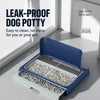 Dog Potty Tray with Wall Panel, Wire Grid & Drawer