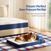 Memory Foam Pet Bed Mat for Small Dogs, Removable & Washable