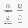 Flat Plastic Pet Mat for Dogs and Cats