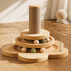 Cat Scratching Post with Interactive Treat Toy