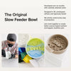Slow Feeder Bowl for Dogs and Cats