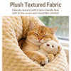 Enclosed Chicken-Shaped Plush Cat Bed