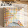 Semi-Enclosed Cat Tent Bed with Removable Mat
