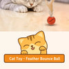 Cat Feather Ball Toy for Interactive and Independent Play