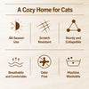 Enclosed Portable Cat Tent Bed